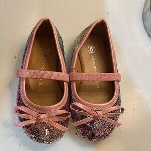 Laundry by Design Pink Multicolor Sequin Ballet Flats
